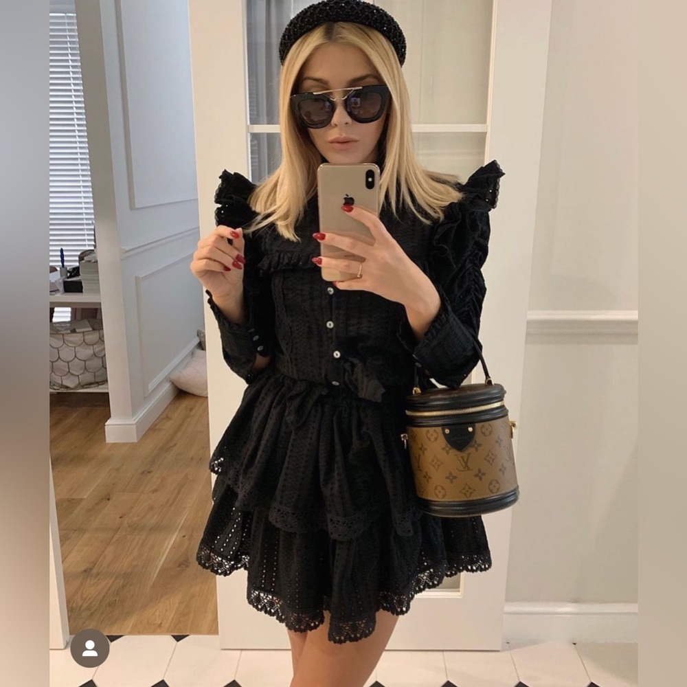 Beautiful Set of black skirt and shirt